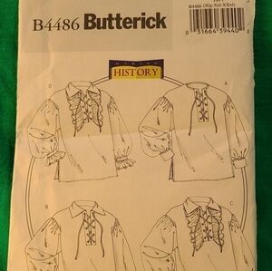 Butterick Pattern B4486 Adult Historical Costumes